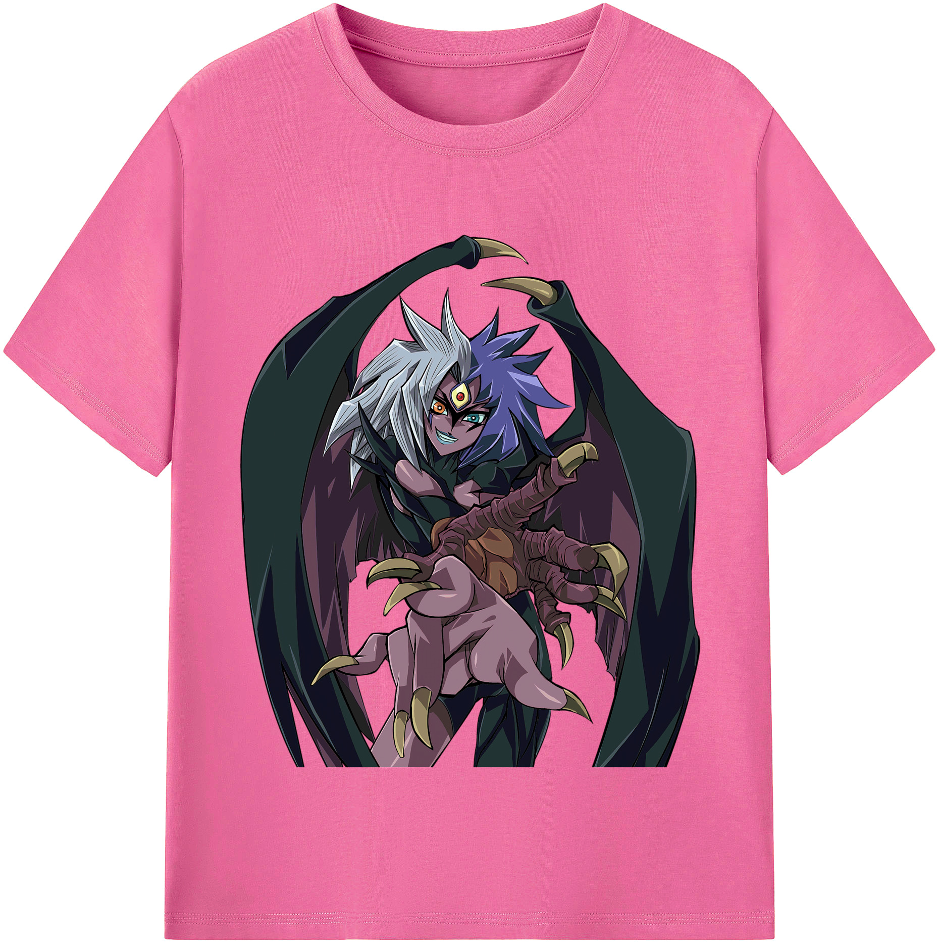 （画像用） 遊☆戯☆王 Yu-Gi-Oh! レディースカジュアルプリントTシャツ（綿100％）